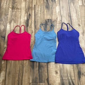 Lululemon Sports Bra Tank - Set of 3